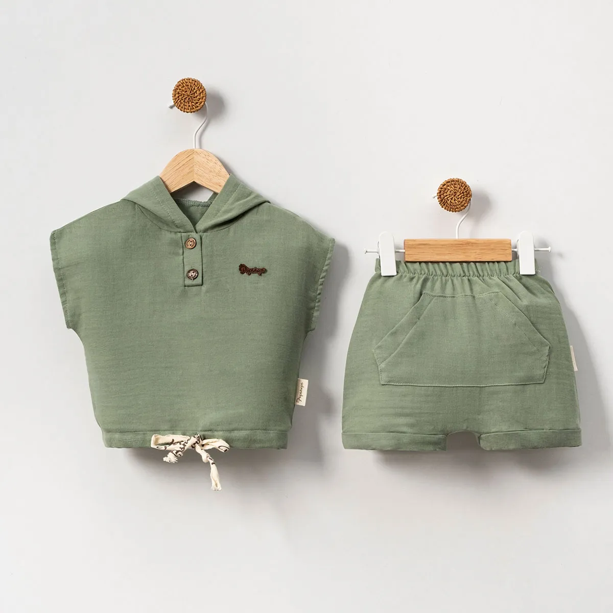 Boys' Outfit Set — Muslin — 6-9-12-18 months — 803PS