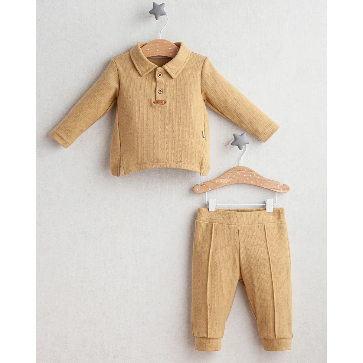 Boys' Outfit Set — Bear motif — LITTLE BEAR — Set pieces: 2 — 6-9-12-18-24 months — 5444T