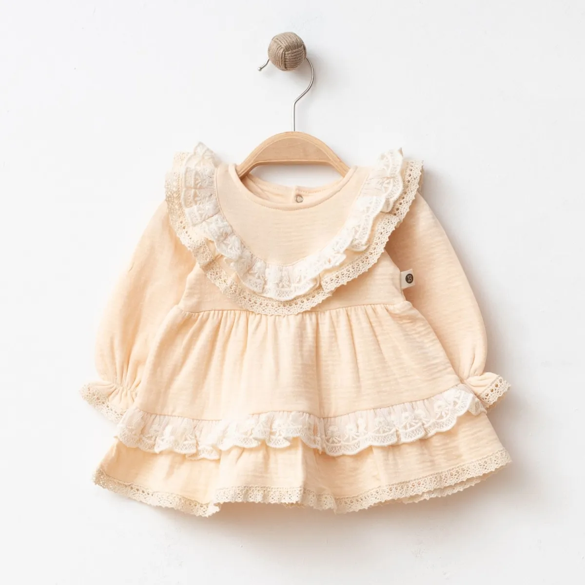 Dress — Lace detail, Quilting — 3-6-9-12 months — 2024IB