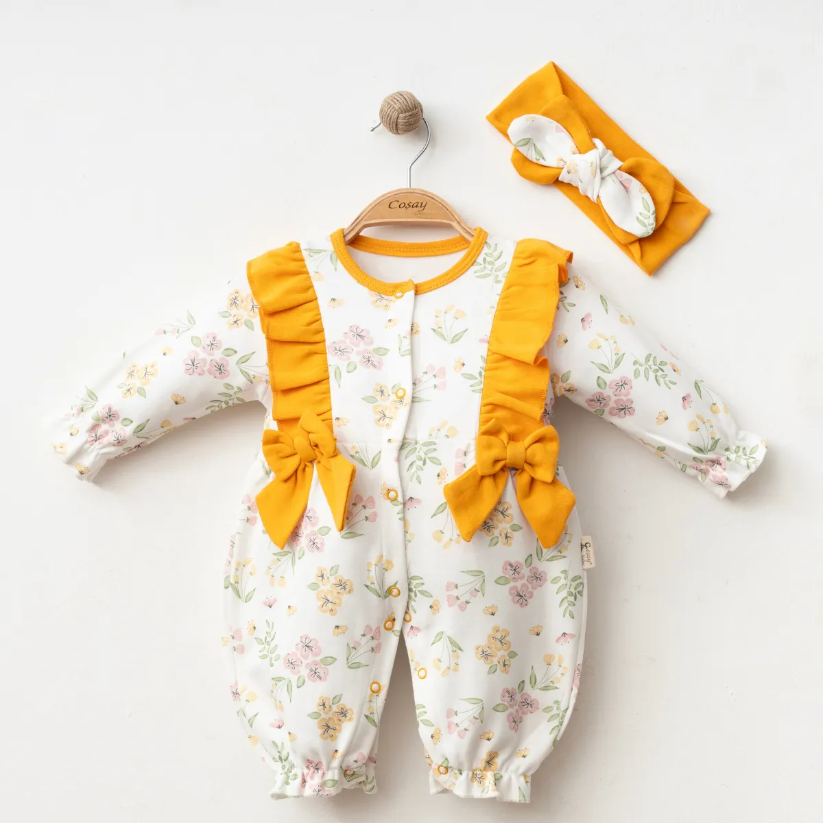 Baby Jumpsuit — Print, Floral motif, Sleeveless — 6-9-12 months — 0067CY