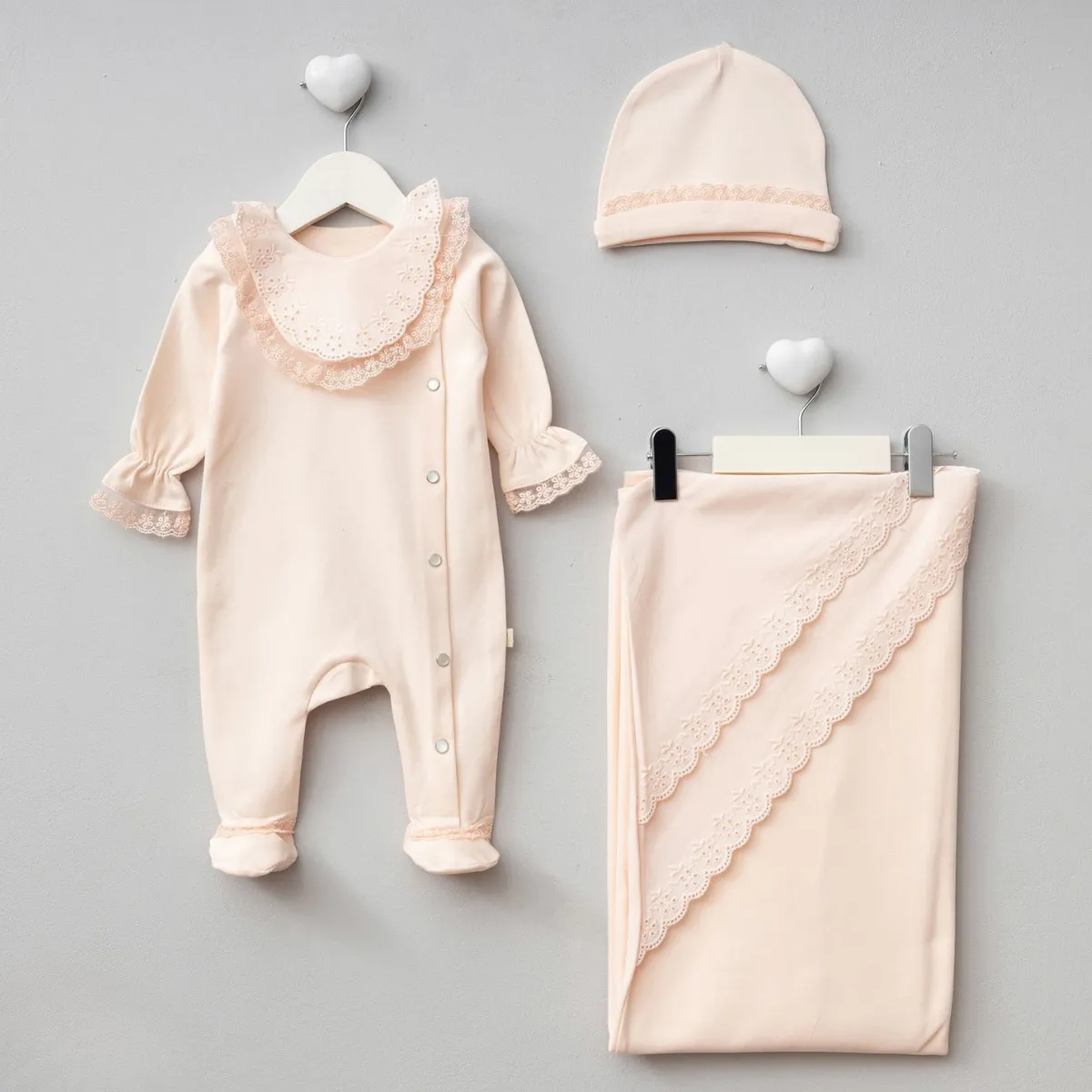 3-Piece Newborn Going-Home Sets – 9121PG | Wholesale