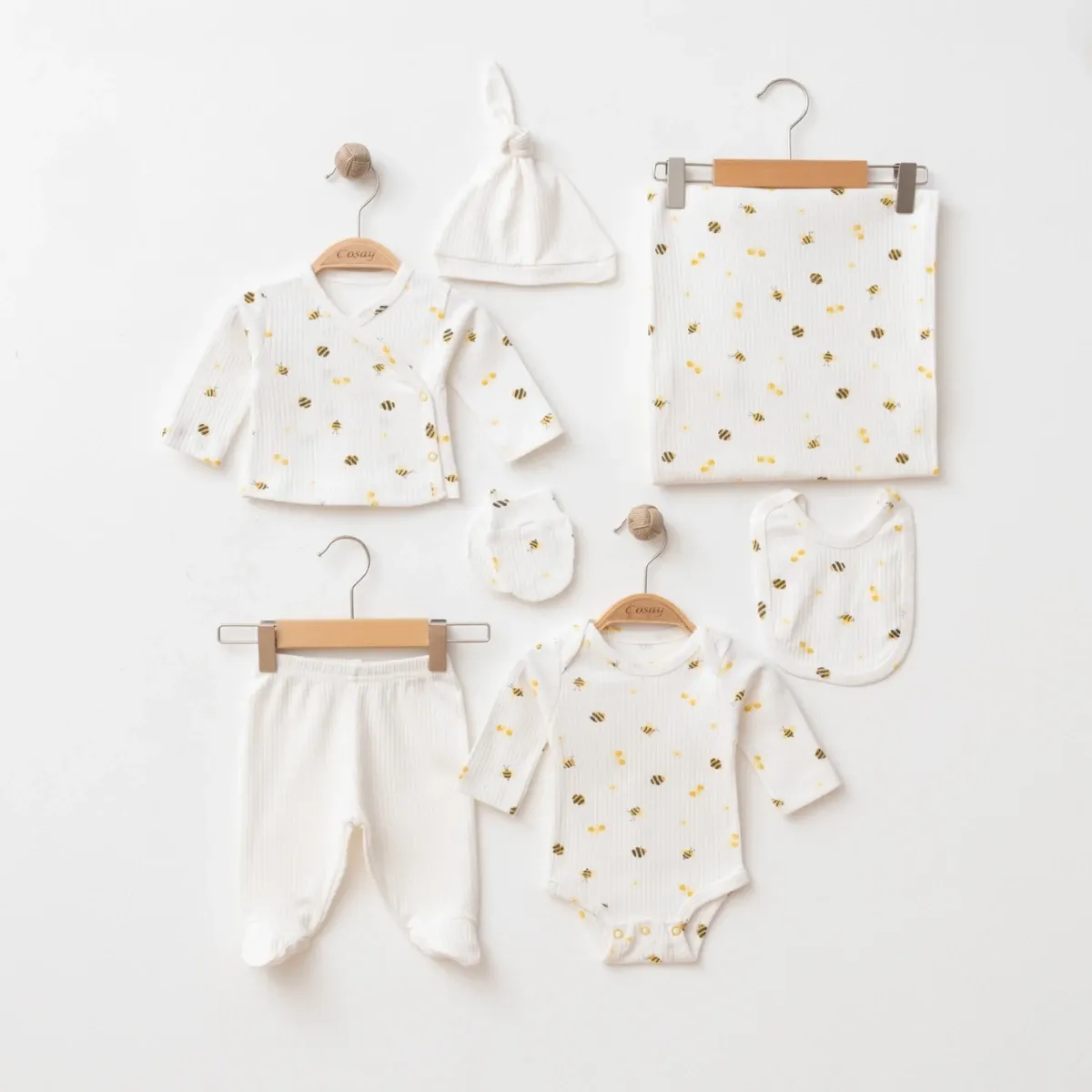 Newborn Going-Home Set — Print, Sleeveless — Set pieces: 7 — 0-3 months — 26208CY