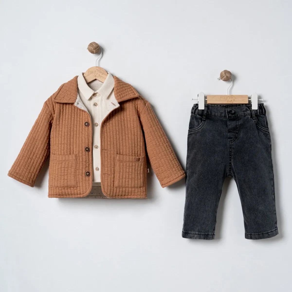 Boys' Outfit Set — Quilting — Set pieces: 3 — 9-24 months — 4587MY