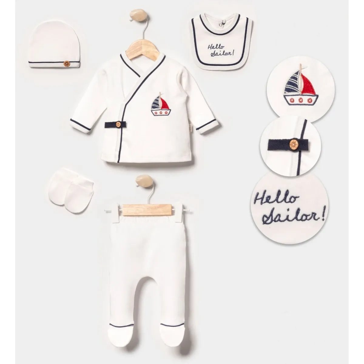 Newborn Going-Home Set — Set pieces: 5 — 0-3 months — 2144MC