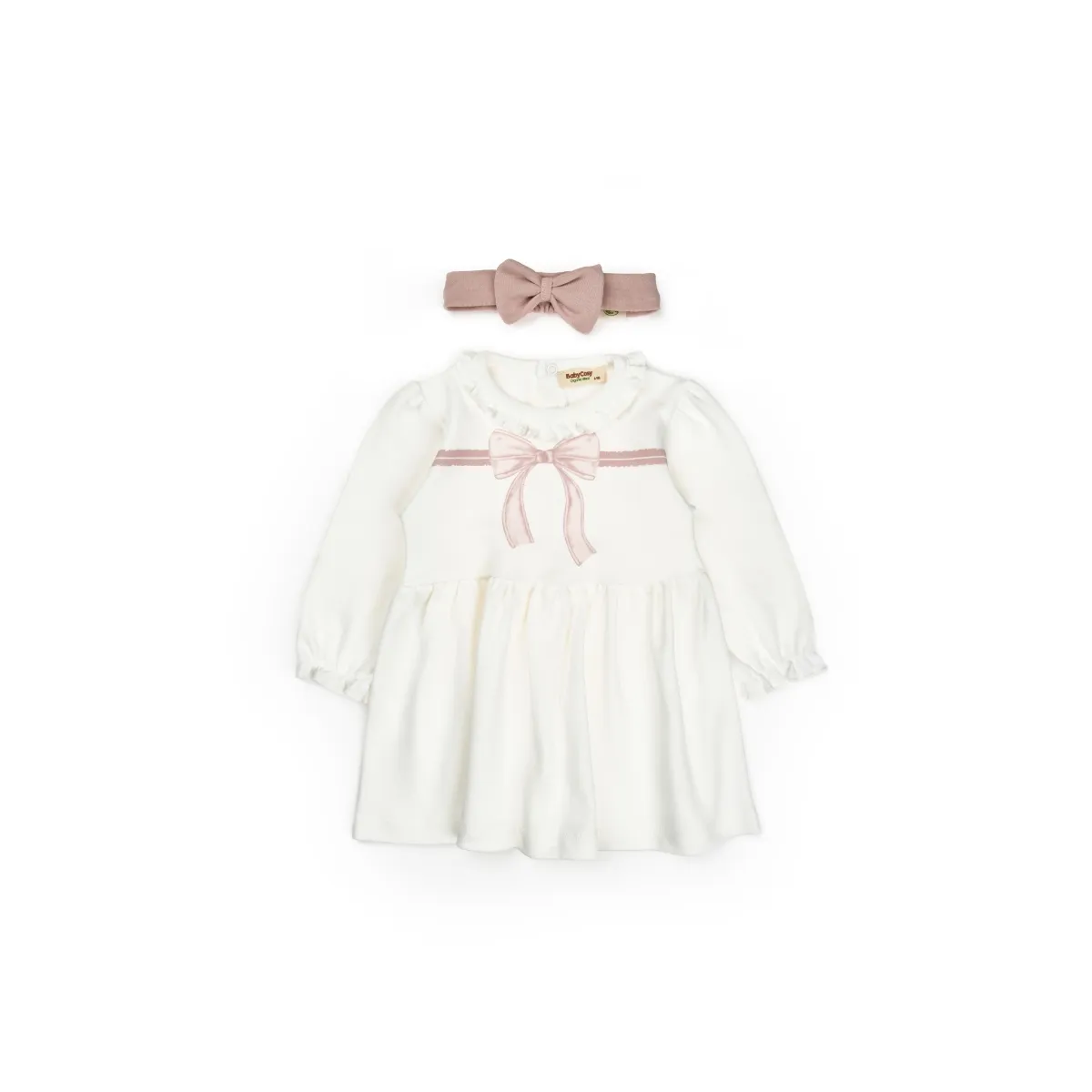 Dress — BOW — 6-9-12-18-24 months — 8162OC