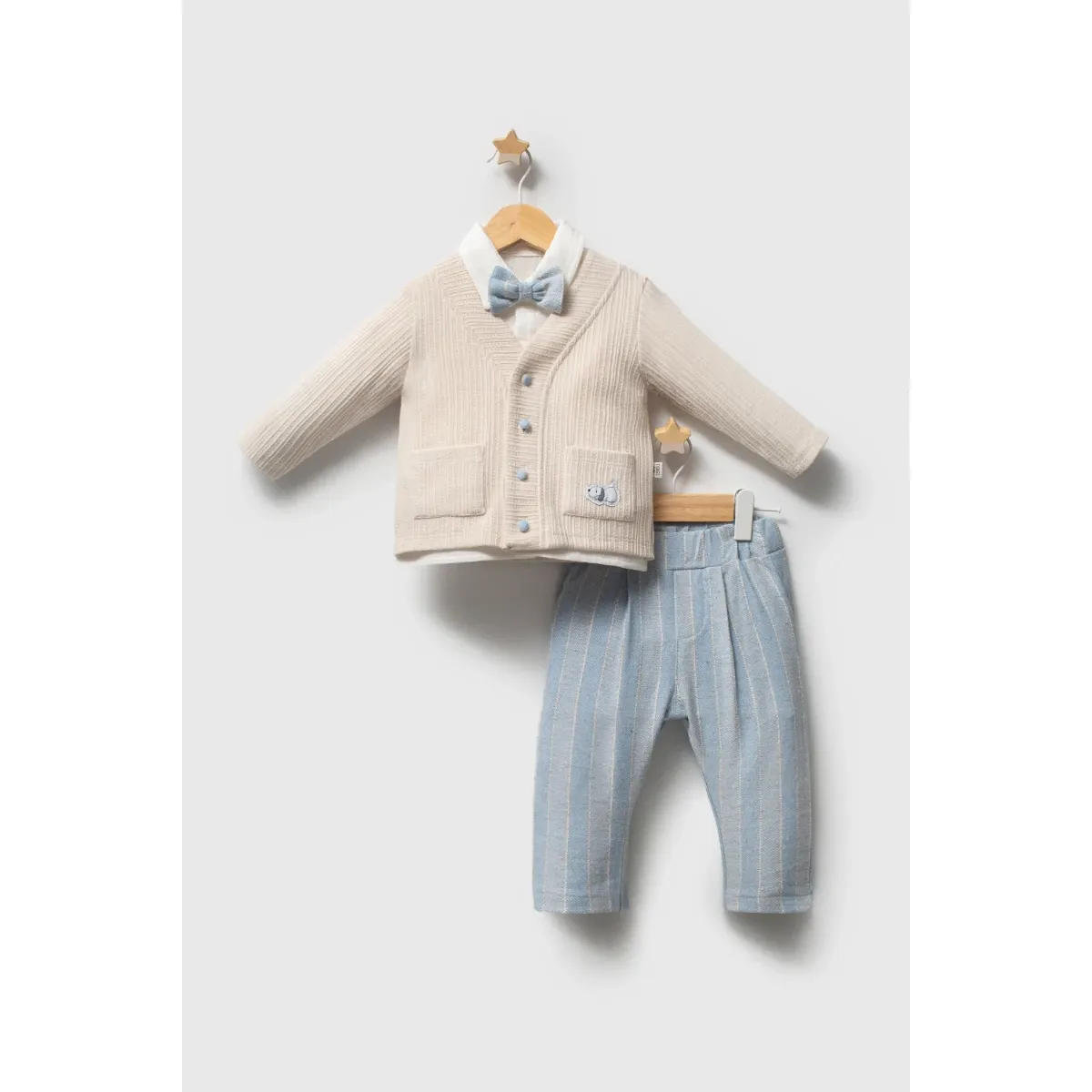 Boys' Outfit Set — Stripes — Set pieces: 3 — 6-24 months — 5975T