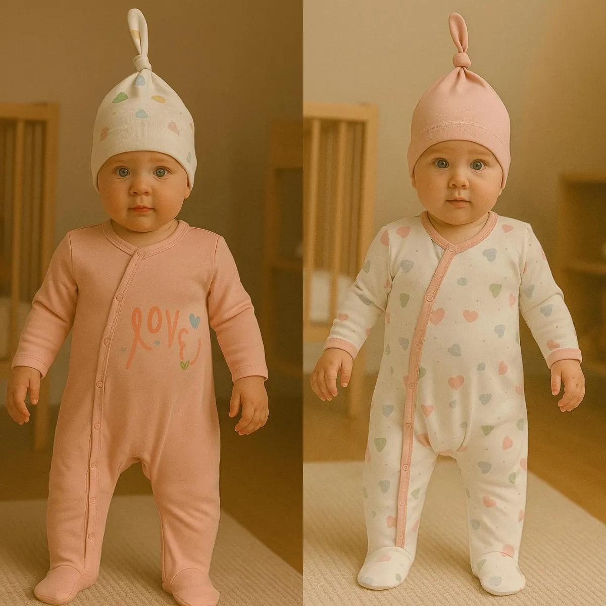 2-Pack Baby Jumpsuits – 4937MS | Wholesale