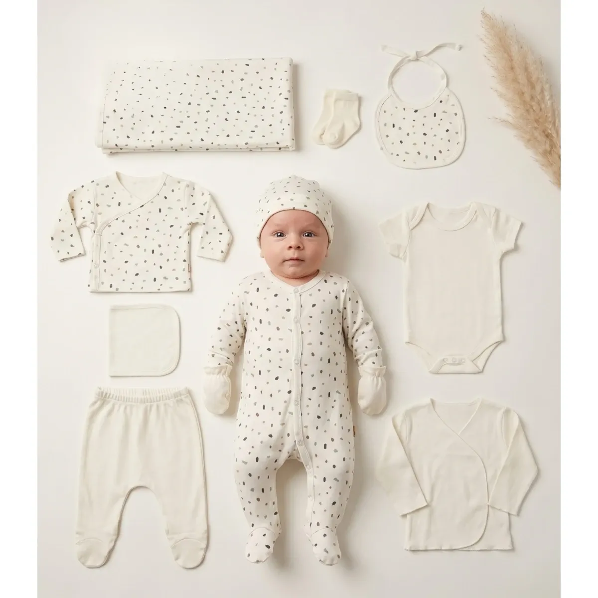Newborn Going-Home Set — Set pieces: 10 — 0-3 months — 53258MO