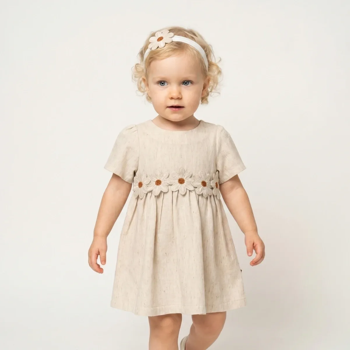 Dress — Floral motif — 6-9-12-18 months — 932PS
