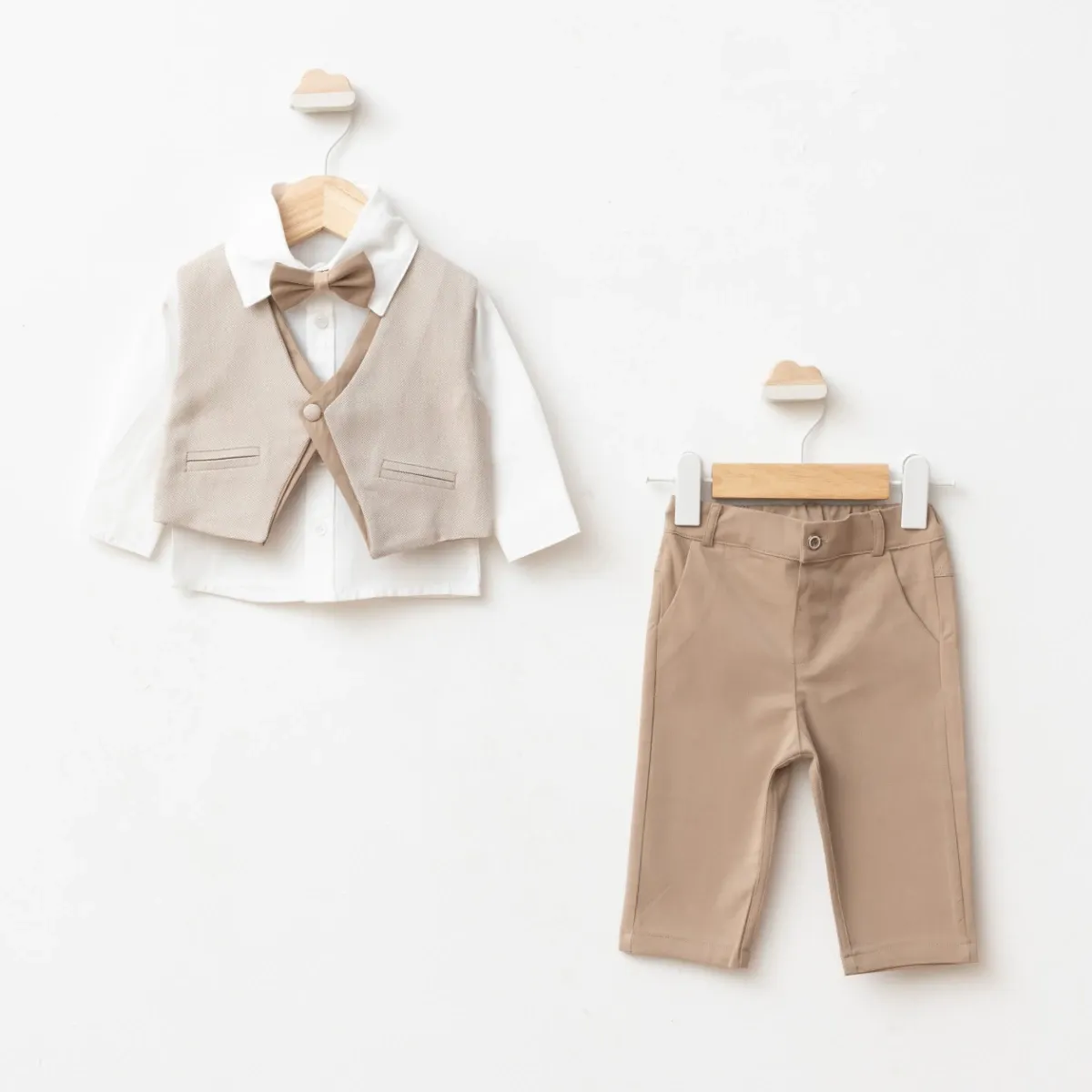 Boys' Outfit Set — Button fastening — 3-6 months — 2132PG