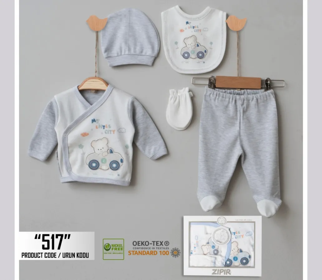 Newborn Going-Home Set — Set pieces: 5 — 0-3 months — 517ZP