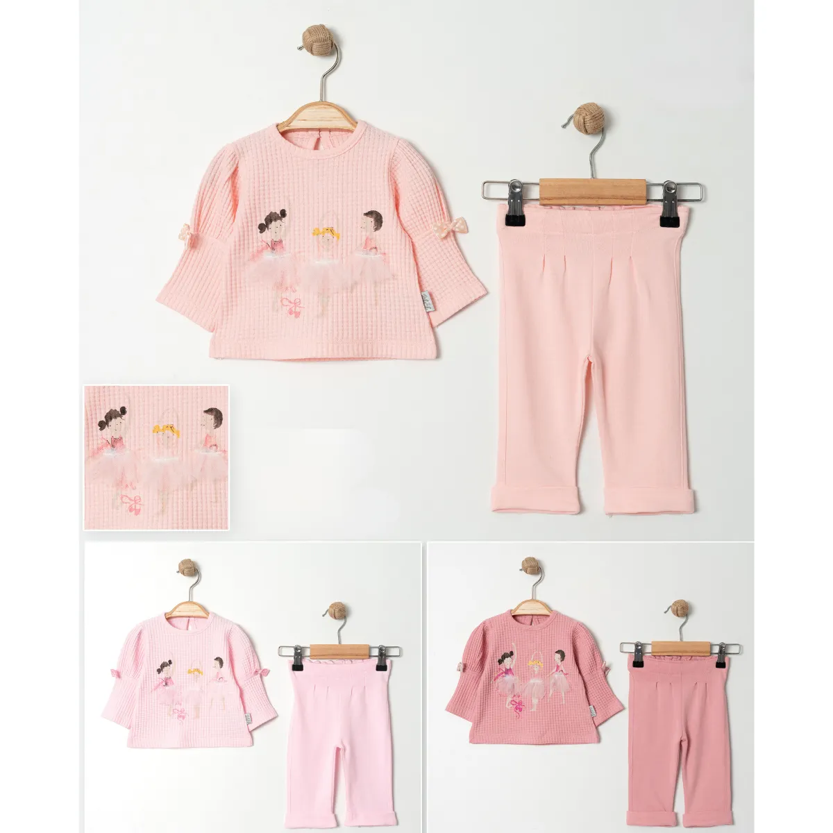 Girls' Outfit Set — Set pieces: 2 — 3-6-9-12 months — 7107LG