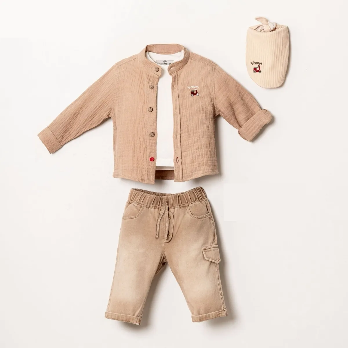 Boys' Outfit Set — Set pieces: 3 — 6-9-12-18 months — 2603SS
