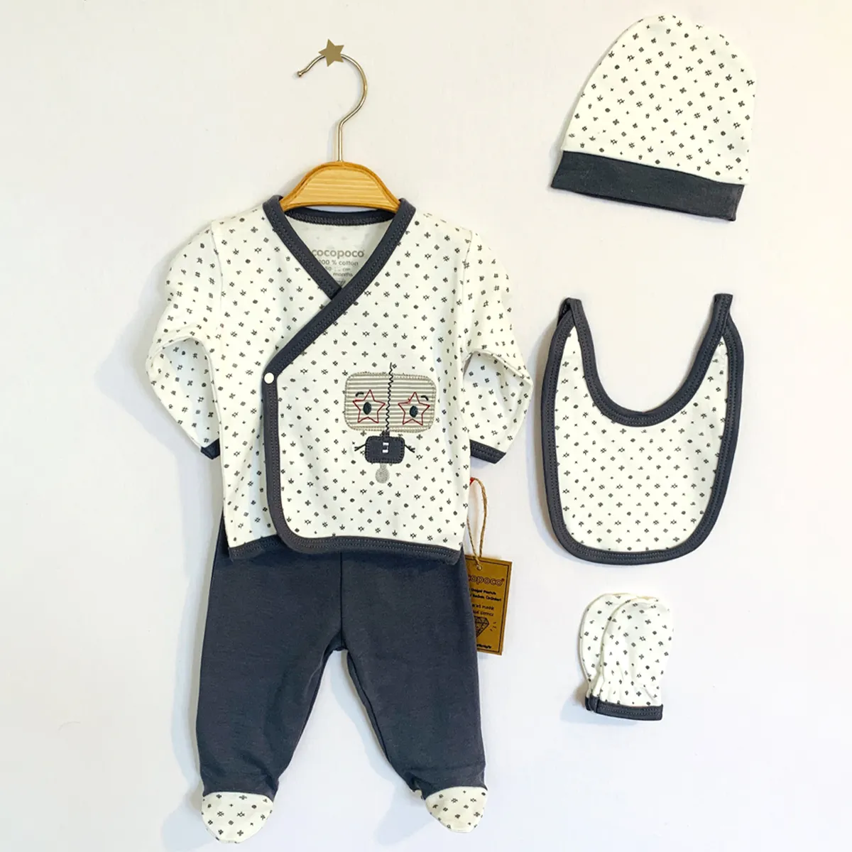 Newborn Going-Home Set — Set pieces: 5 — 1016CC