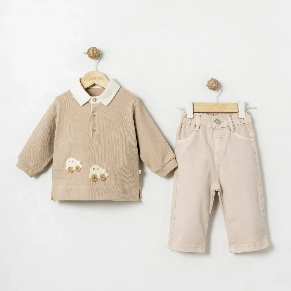 Boys' Outfit Set — Embroidery — 9-24 months — 4644MN