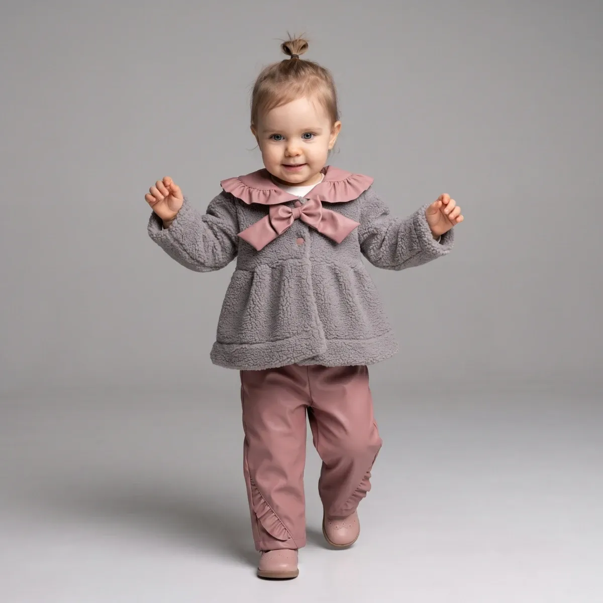 Girls' Outfit Set — Leather — Set pieces: 3 — 9-12-18 months — 2718CA