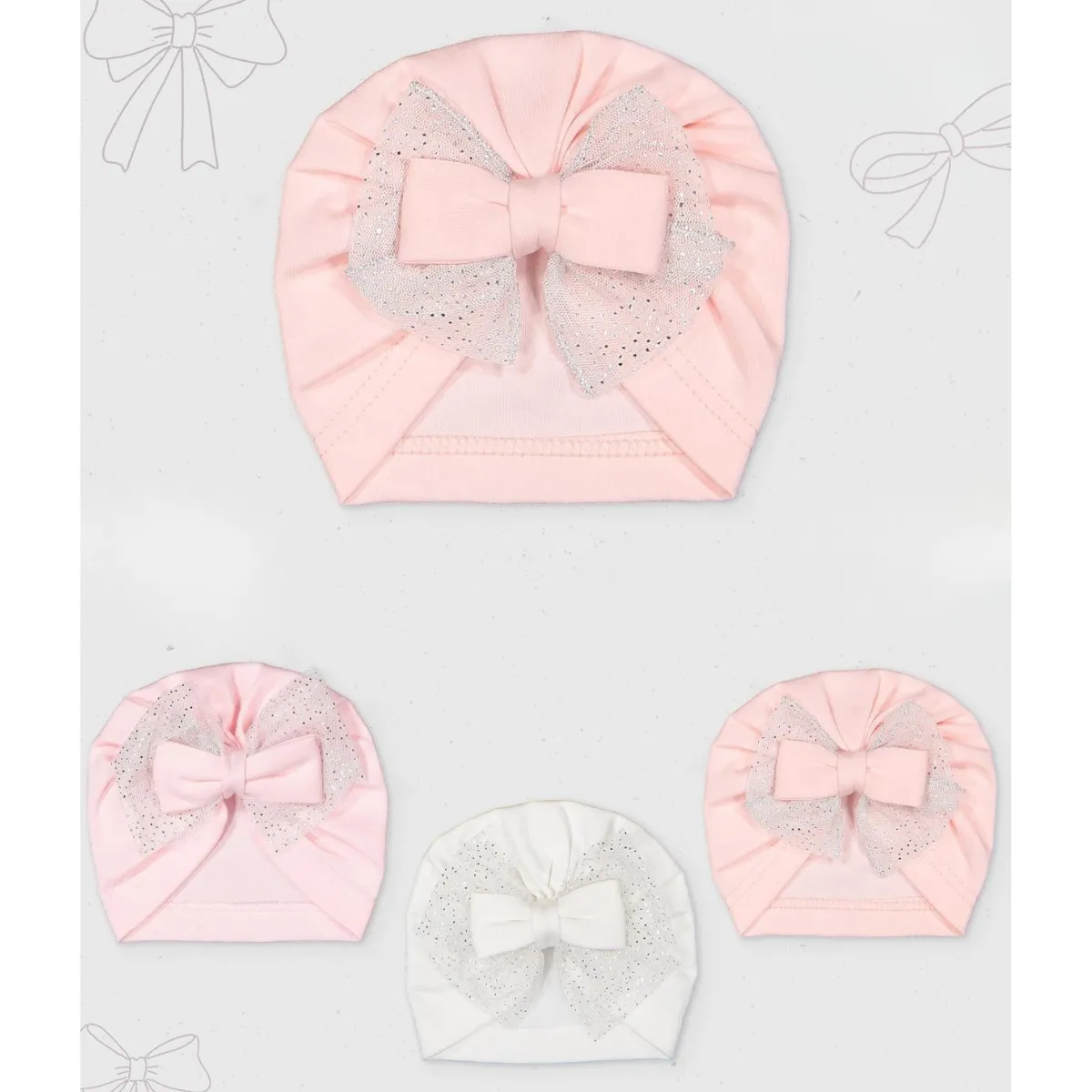 Baby Hats, Headbands, Bow Ties & Hair Clips – 6124KB | Wholesale