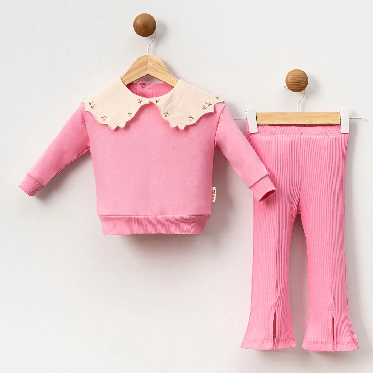 Girls' Outfit Set — Collar — Set pieces: 2 — 9-12-18-24 months — 2516VO