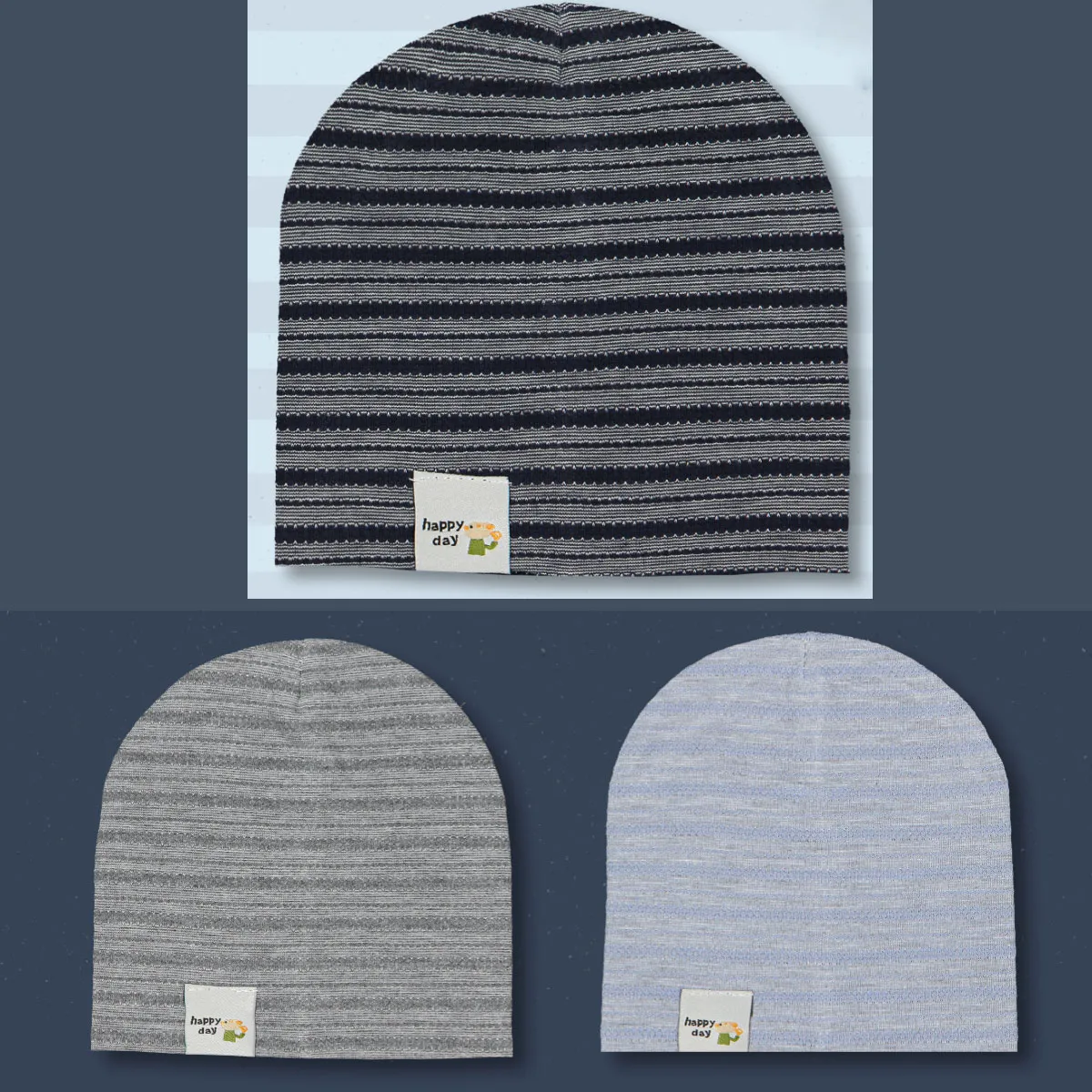 Baby Hat — Stripes, Jersey — Set pieces: 12 — 6076KB