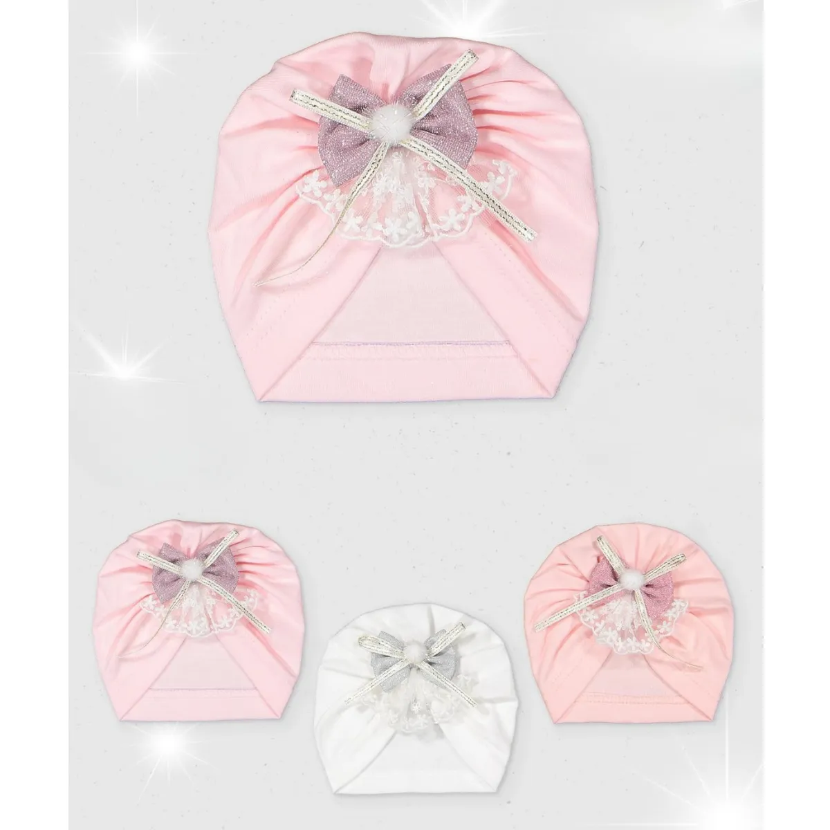 Baby Hats, Headbands, Bow Ties & Hair Clips – 6121KB | Wholesale