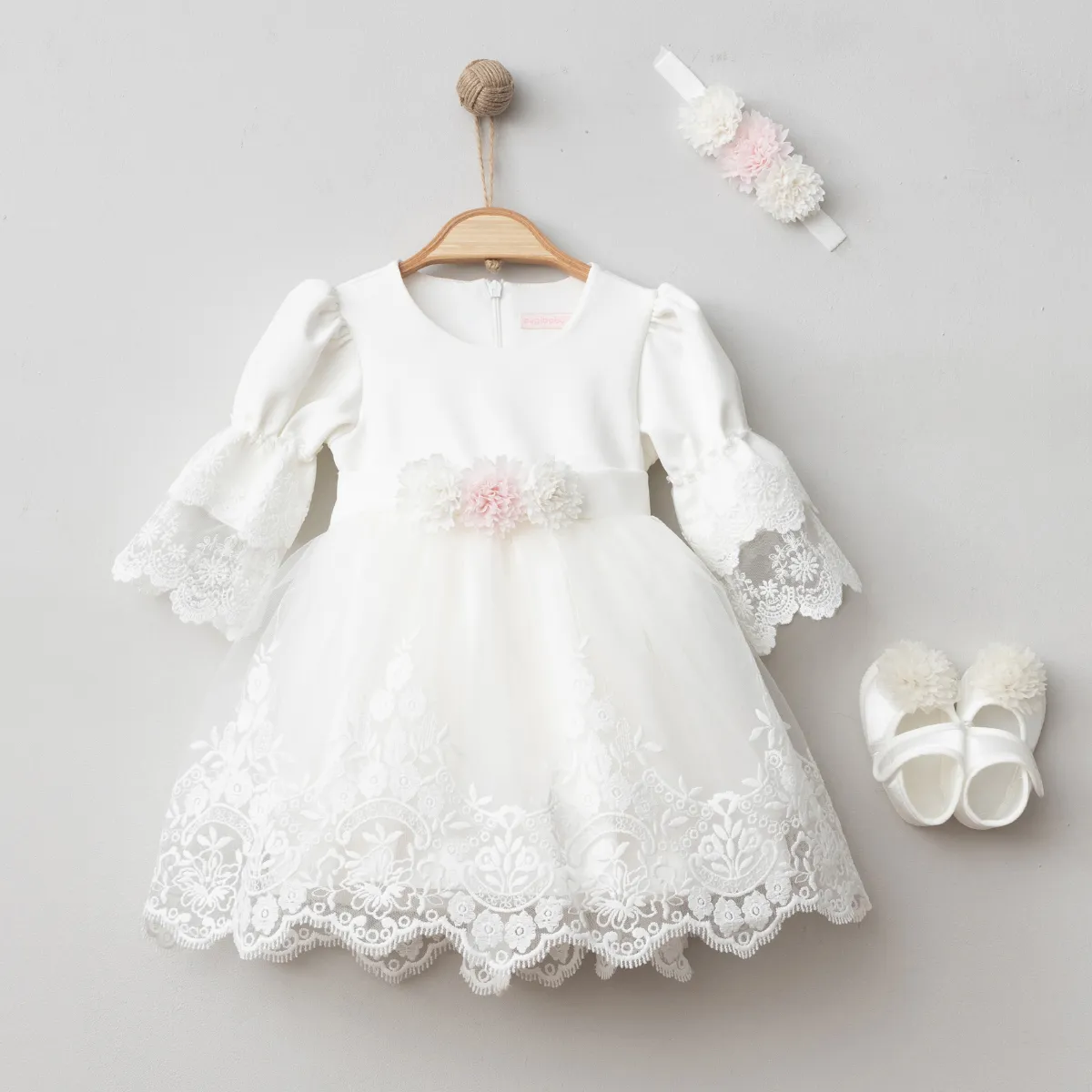 Baby Ceremony Sets — MİMOZA — 0/3-3/6 months — 4028PG