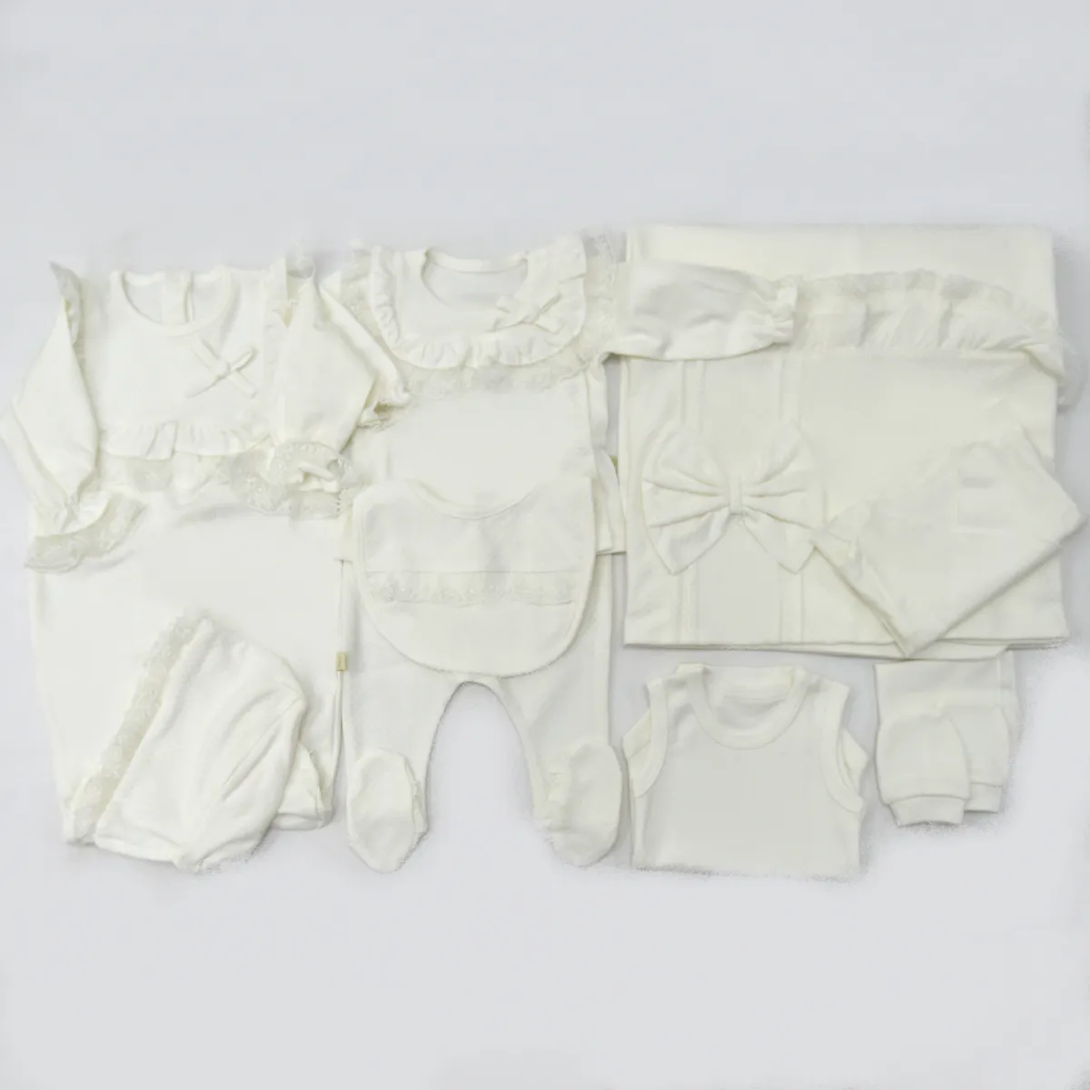 Newborn Going-Home Set — Jacquard — Set pieces: 10 — 0-3 months — 6020PG
