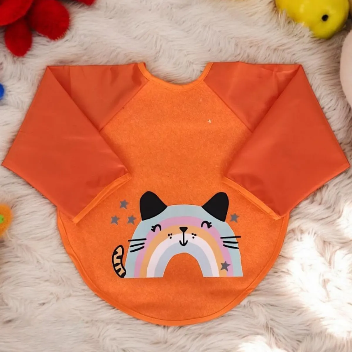 Baby Bib — Cat motif — 7859BD