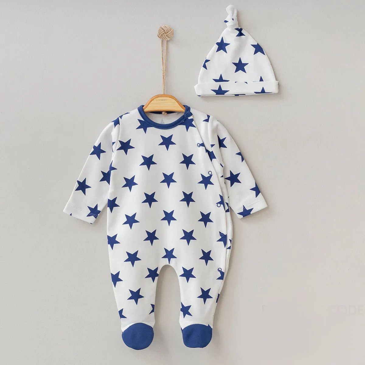 Baby Jumpsuit — Print, Star motif, Sleeveless — 3-6-9 months — 6104PG