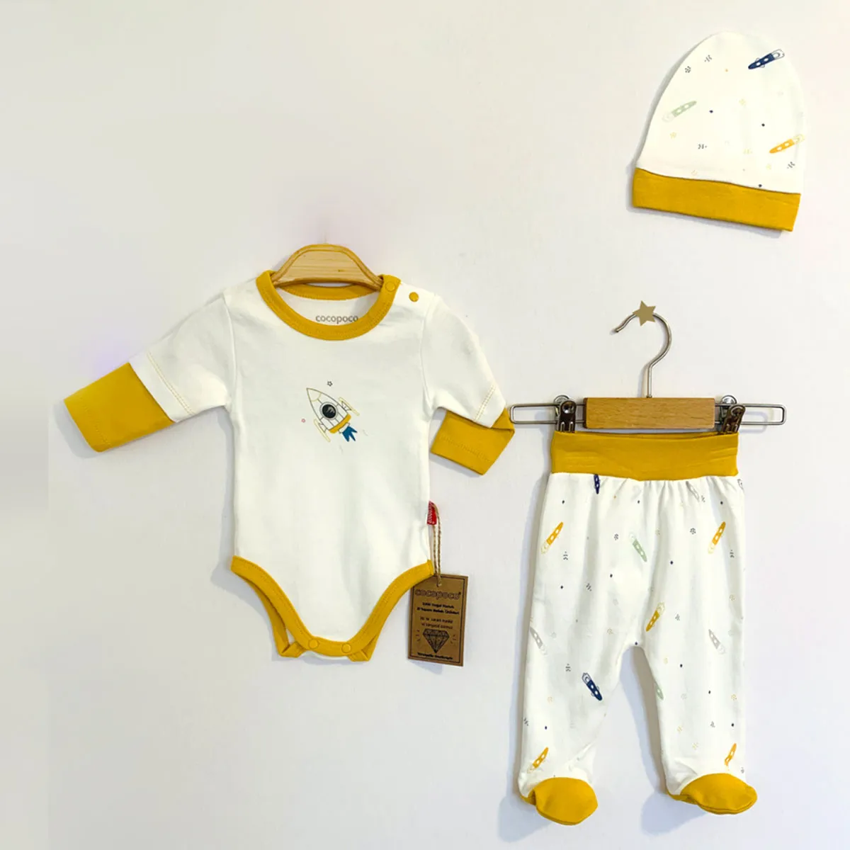 Baby Outfit Set — Set pieces: 3 — 0-9 months — 1013CC