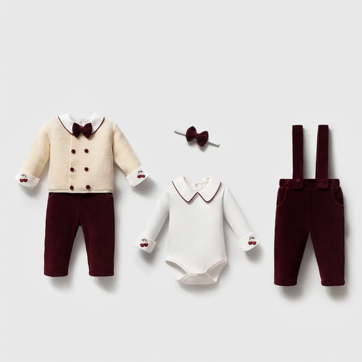 Boys' Outfit Set — Knit fabric — 3-6 months — 5243NY