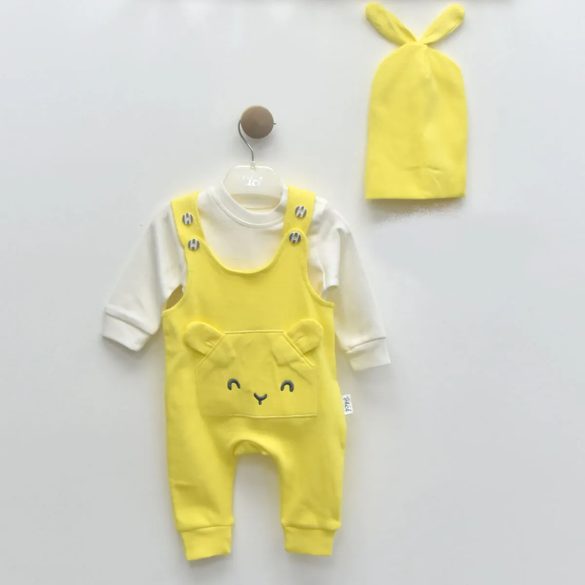 Baby Jumpsuit — Ribbed texture — 0-3-6 months — 6870LG