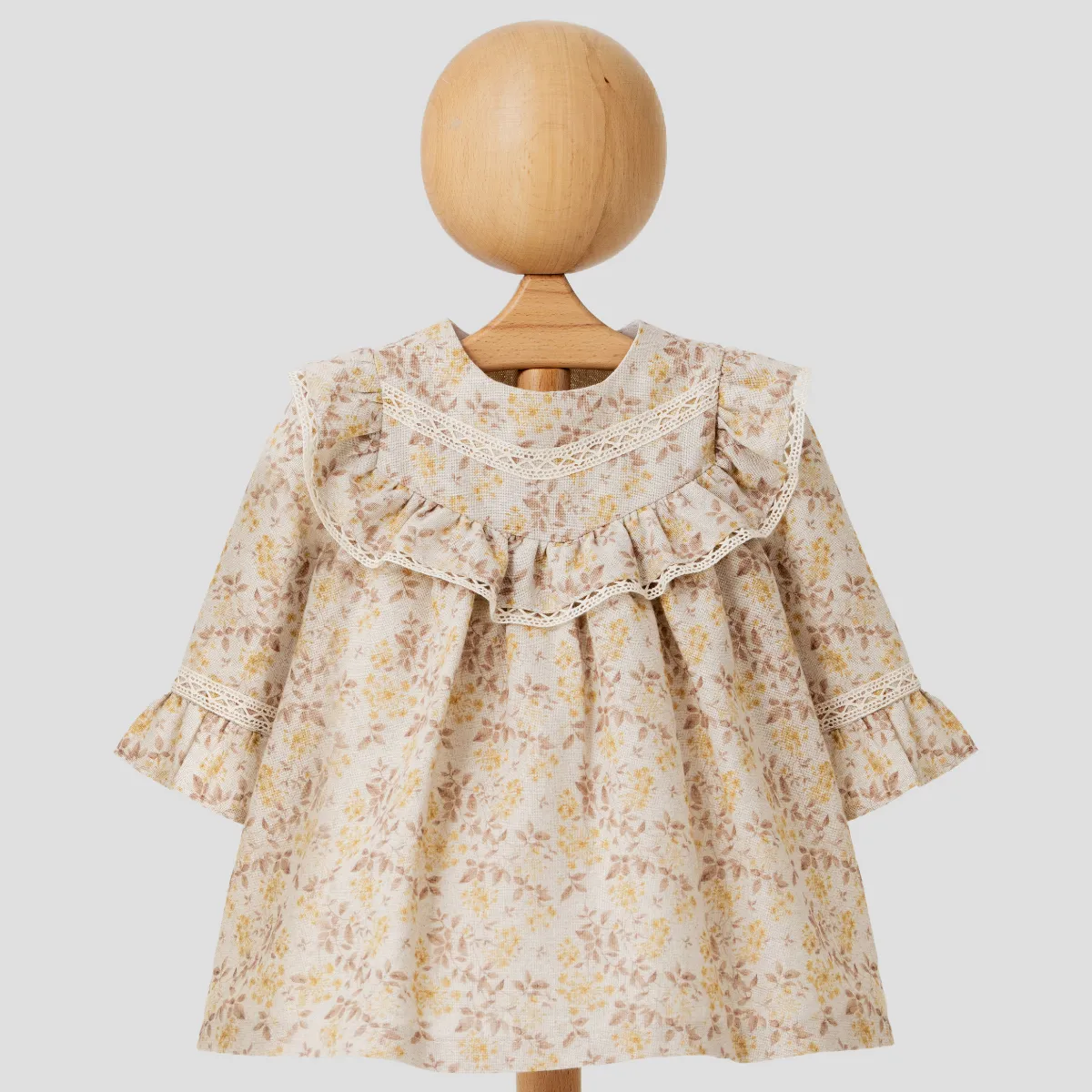 Dress — Print, Linen, Sleeveless — 6-9-12-18-24 months — 4415MY