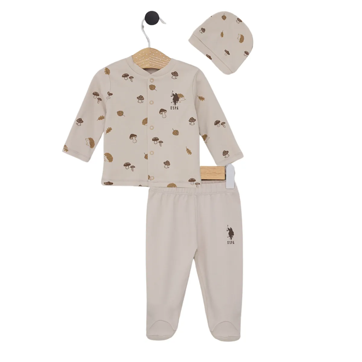Boys' Outfit Set — Covered feet — Set pieces: 3 — 0/3-3/6-6/9 months — 2038US