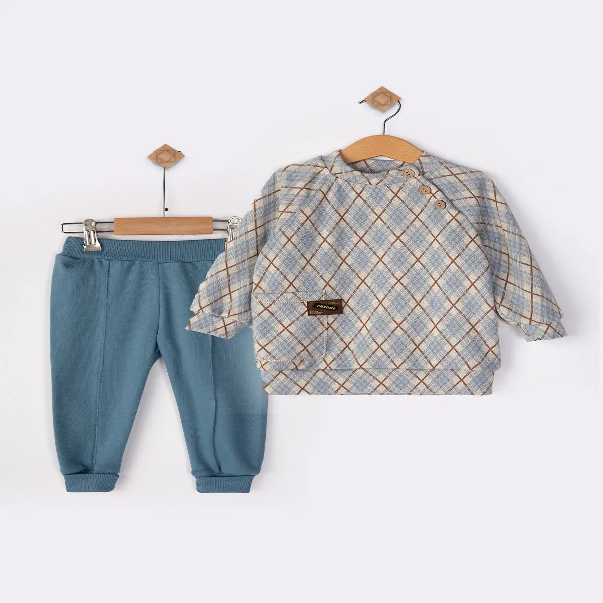 Boys' Outfit Set — White — 9-12-18-24 months — 2372BB