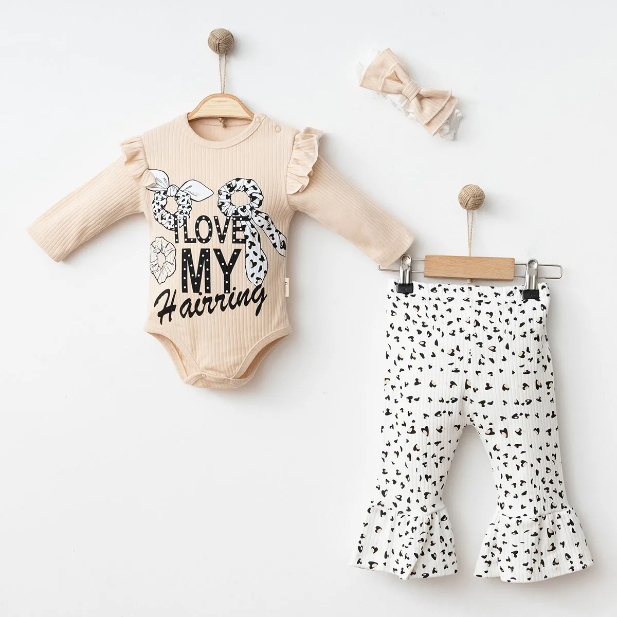 Girls' Outfit Set — Heart motif — 9-12-18 months — 24112CY