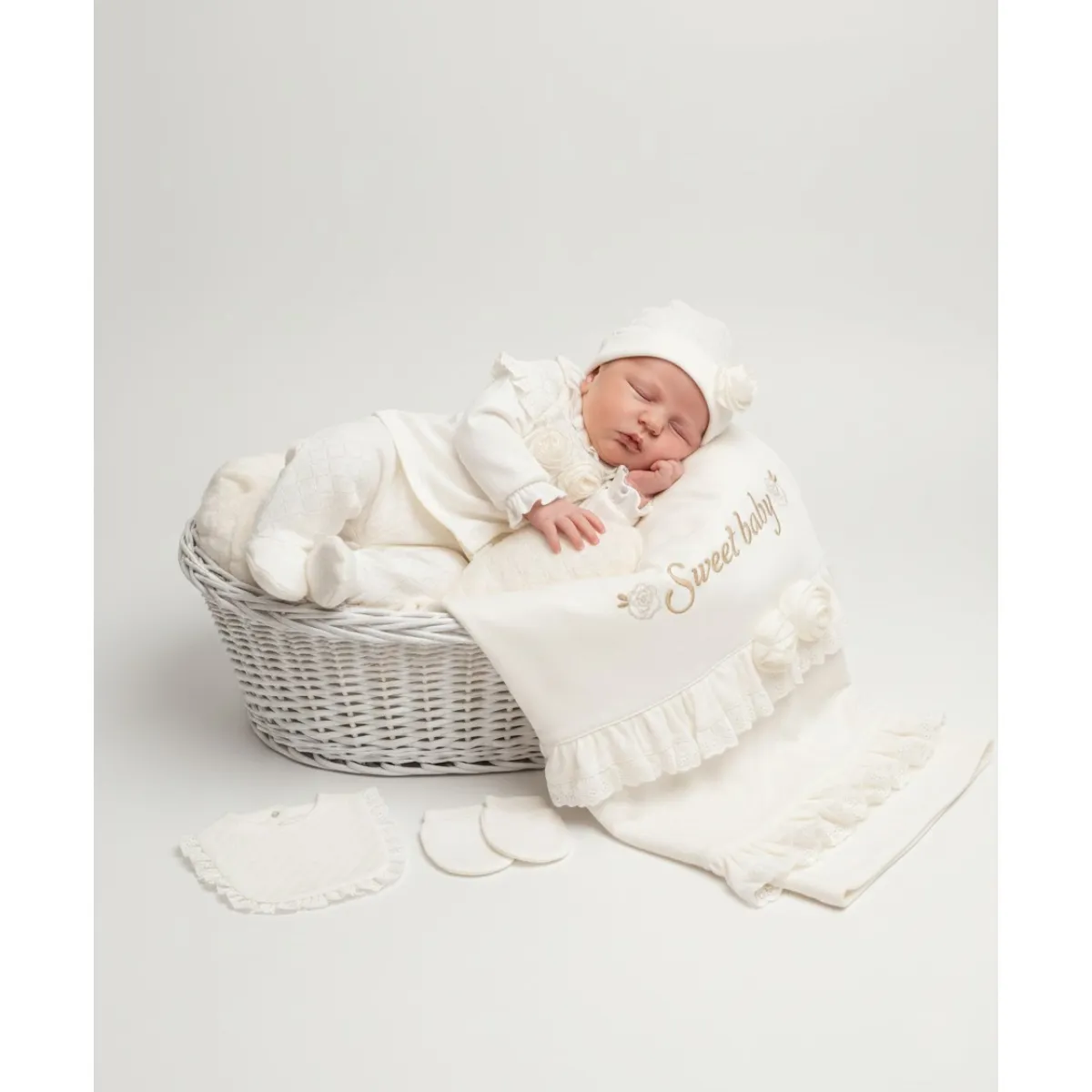 Newborn Going-Home Set — ELEGANCE — Set pieces: 10 — 0-3 months — 3043MC