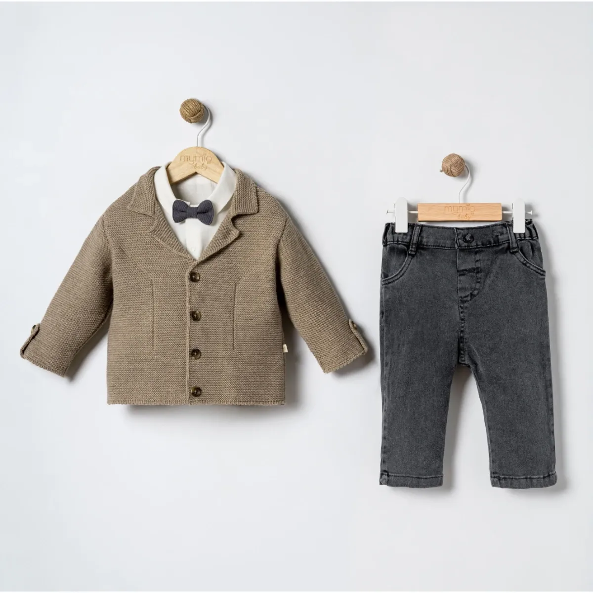 Boys' Outfit Set — Knit fabric — Set pieces: 3 — 9-24 months — 4619MY