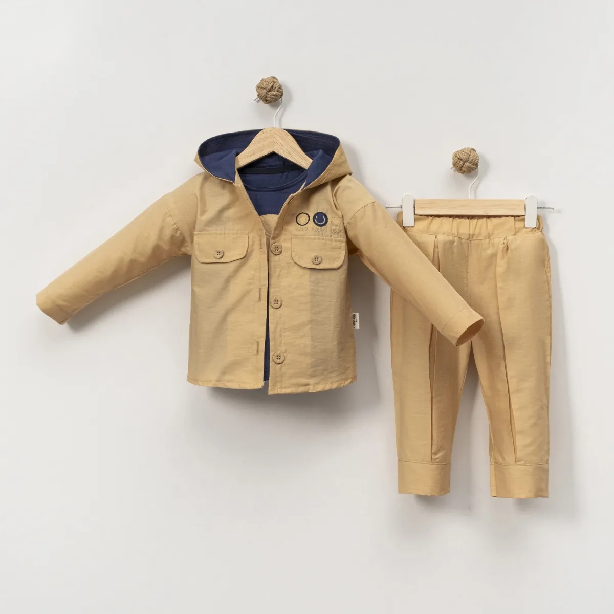 Boys' Outfit Set — Embroidery — 9-12-18 months — 2517CA
