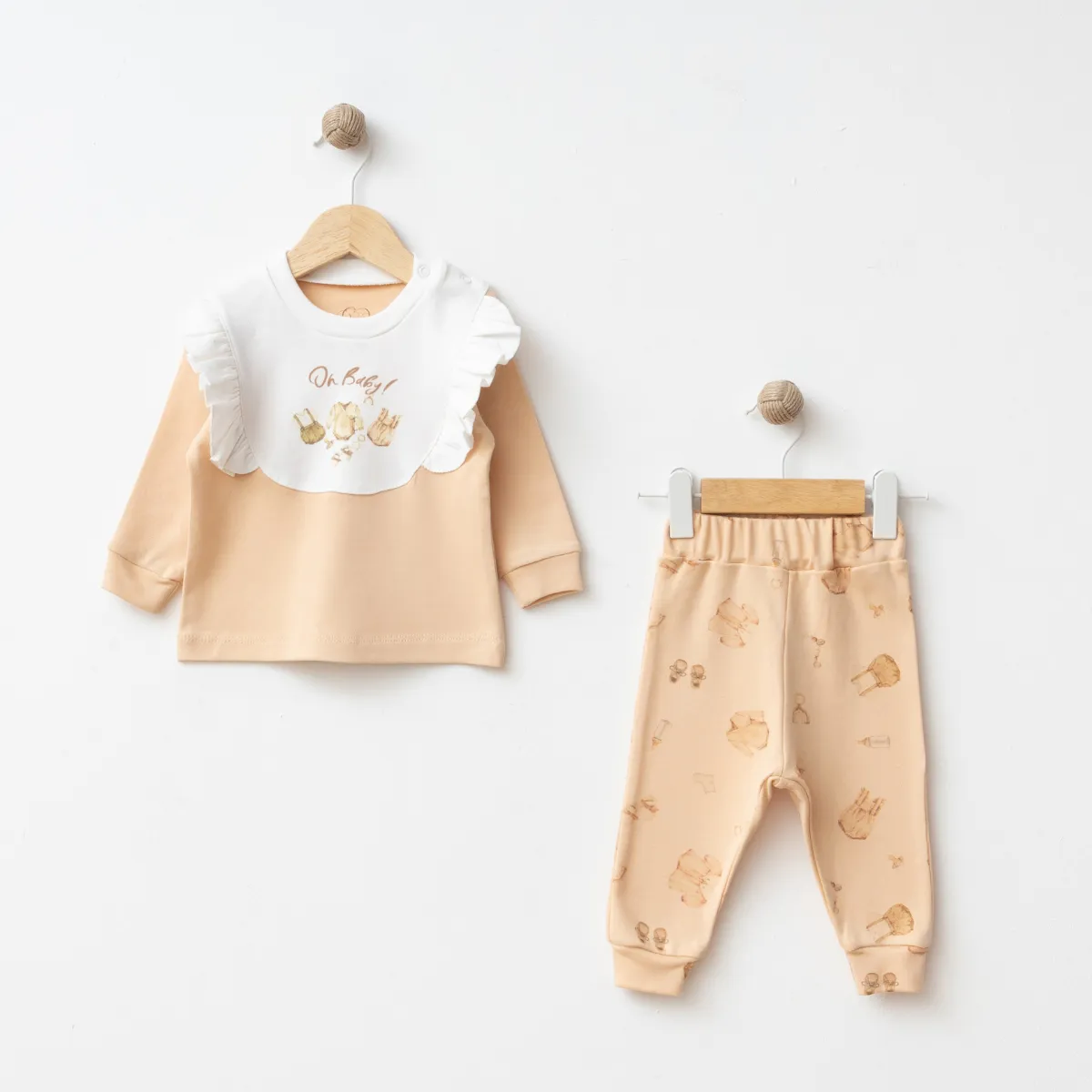 Girls' Outfit Set — Set pieces: 2 — 6-9-12-18 months — 7068EB
