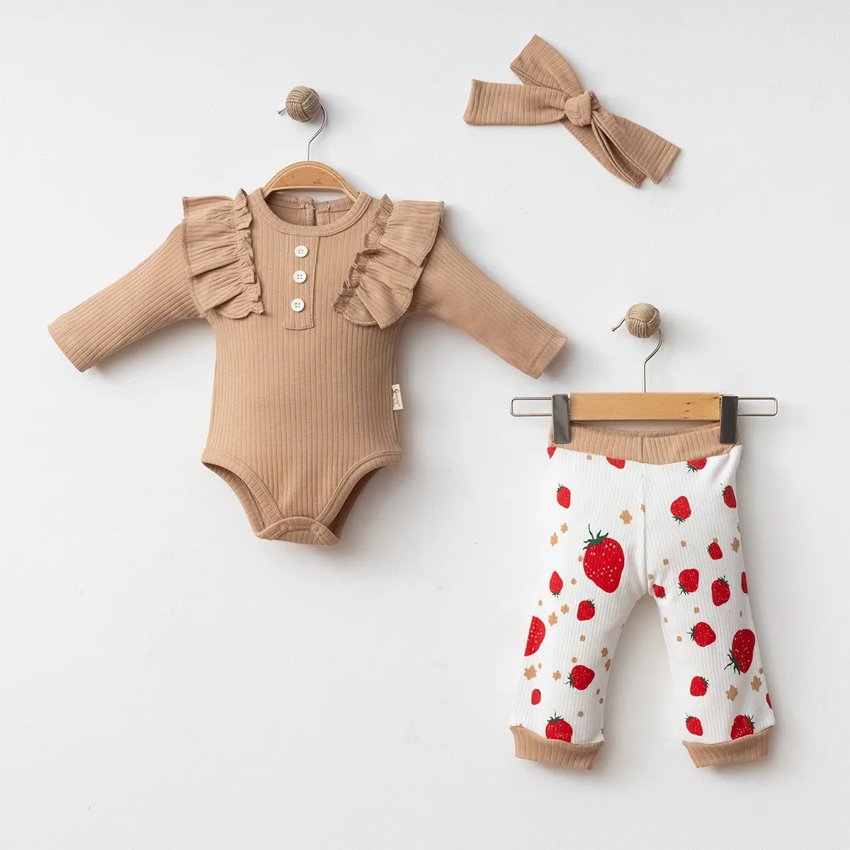 Girls' Outfit Set — Set pieces: 3 — 6-9-12 months — 24130CY