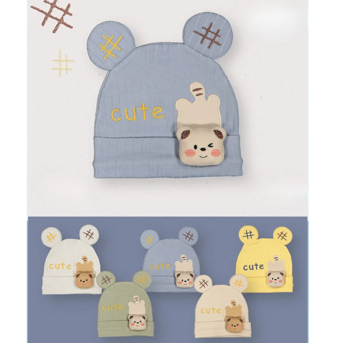 Baby Hats, Headbands, Bow Ties & Hair Clips – 6117KB | Wholesale