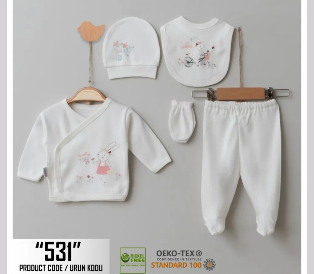 Newborn Going-Home Set — Set pieces: 5 — 0-3 months — 531ZP