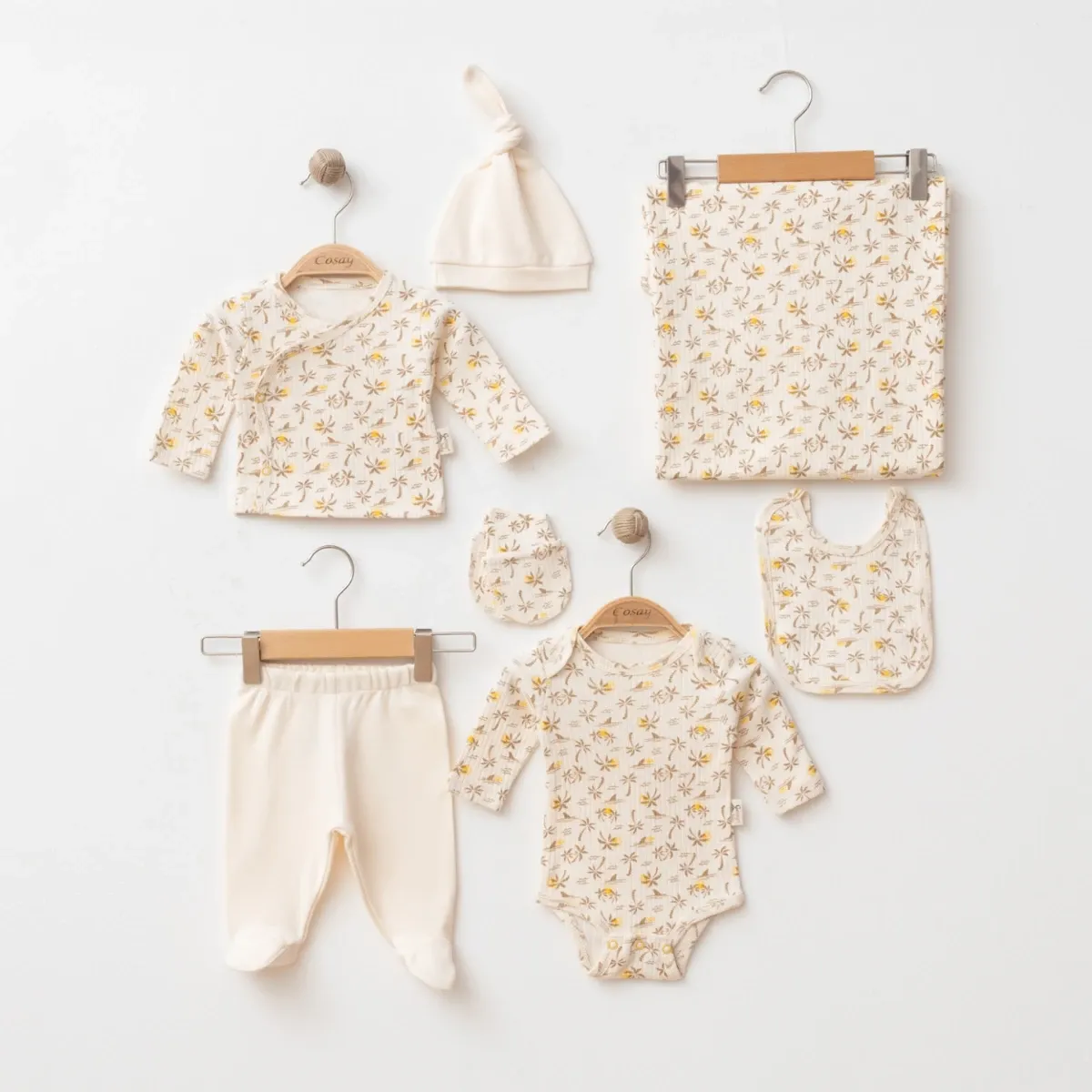 Newborn Going-Home Set — Print, Sleeveless — Set pieces: 7 — 0-3 months — 26207CY