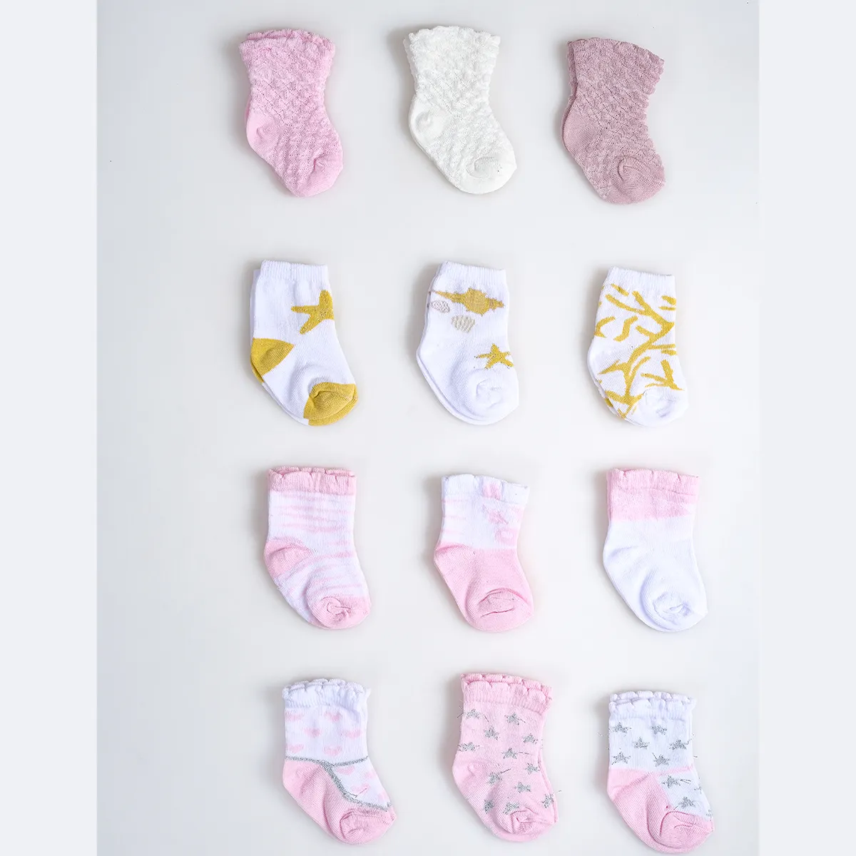 Baby Socks — Boxed packaging — Set pieces: 24 — 5-6 years — 1004CO4