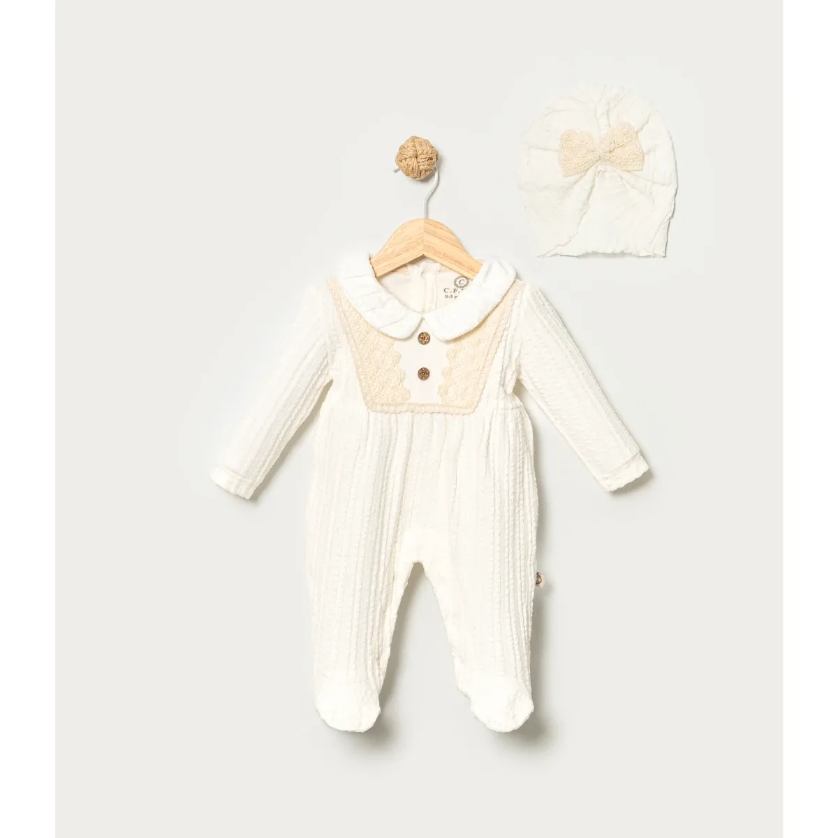 Baby Jumpsuit — Jersey — 3-3-6 months — 10151CF