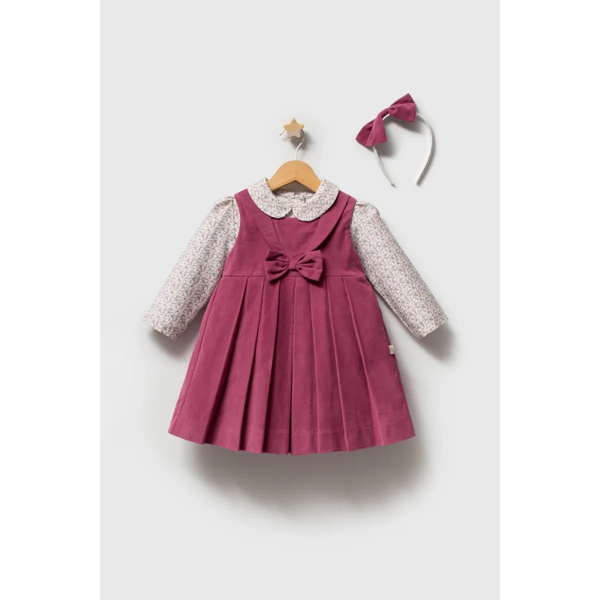 Dress — Floral motif — 1-2-3-4-5 years — 8295T