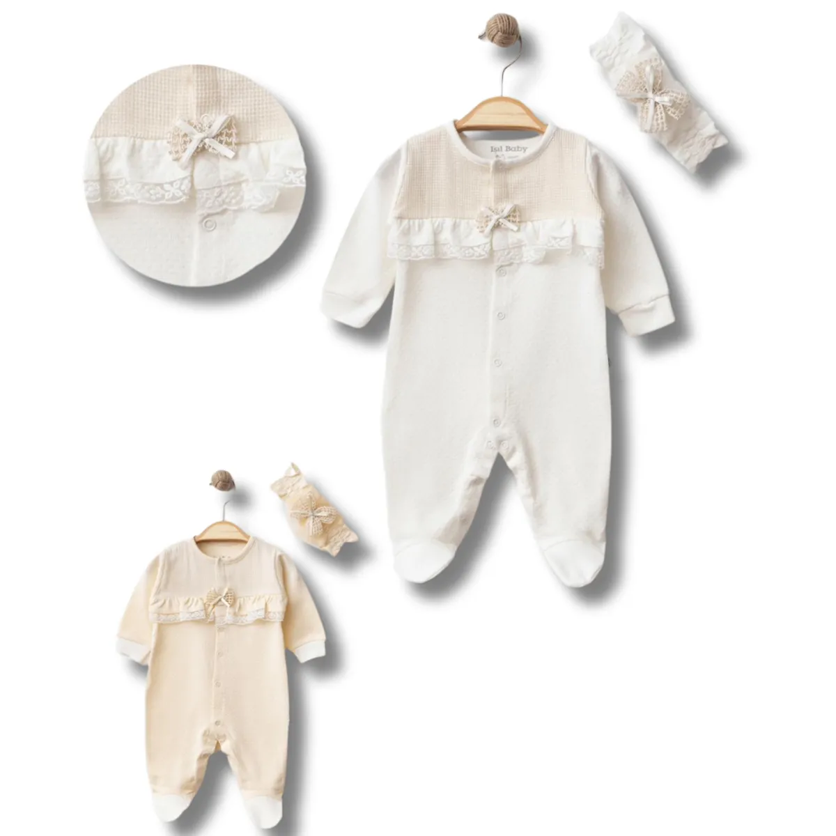 Baby Jumpsuit — Jacquard — 0/3-0/3-3/6 months — 5037IB
