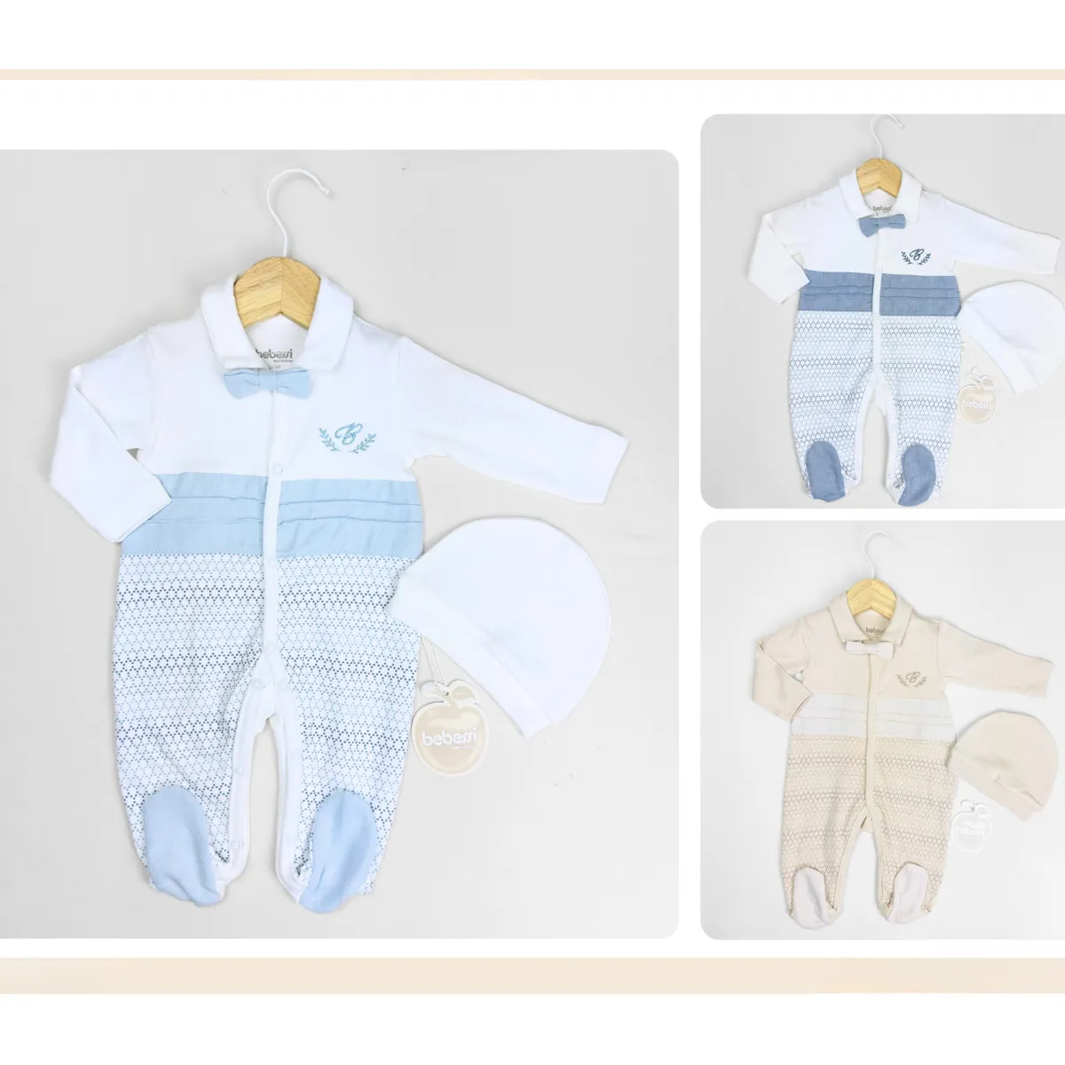 Baby Jumpsuit — 0-3-6-9 months — 4138BE