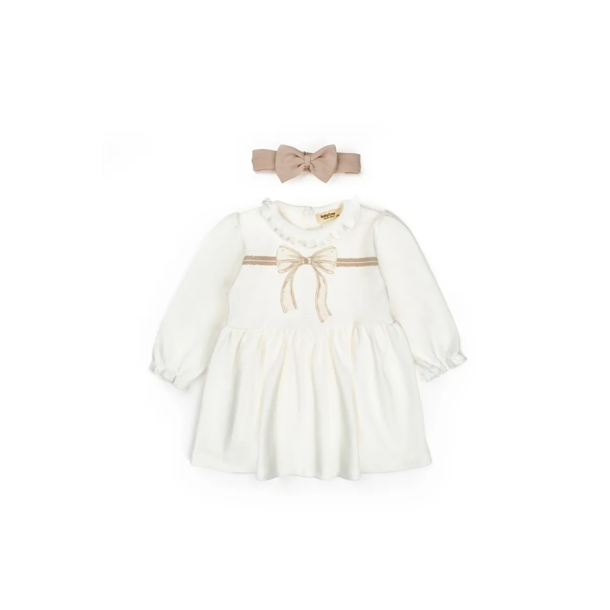 Dress — BOW — 6-9-12-18-24 months — 8161OC
