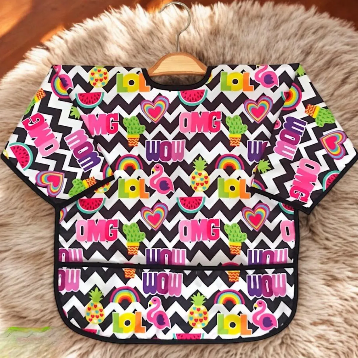 Baby Bib — Print, Sleeveless — 7886BD